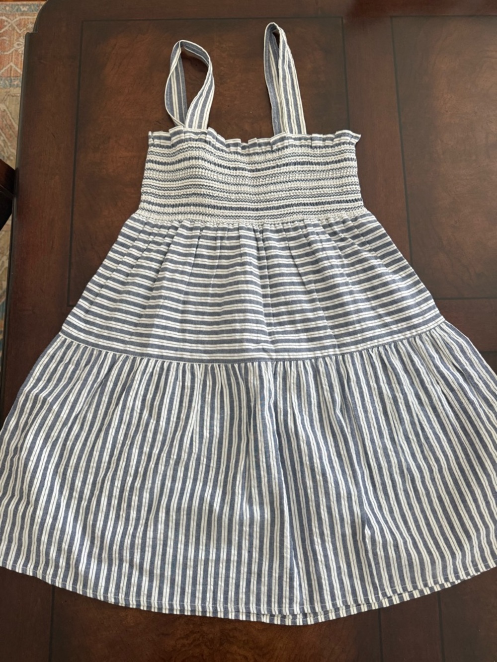 Blue and white ASOS dress